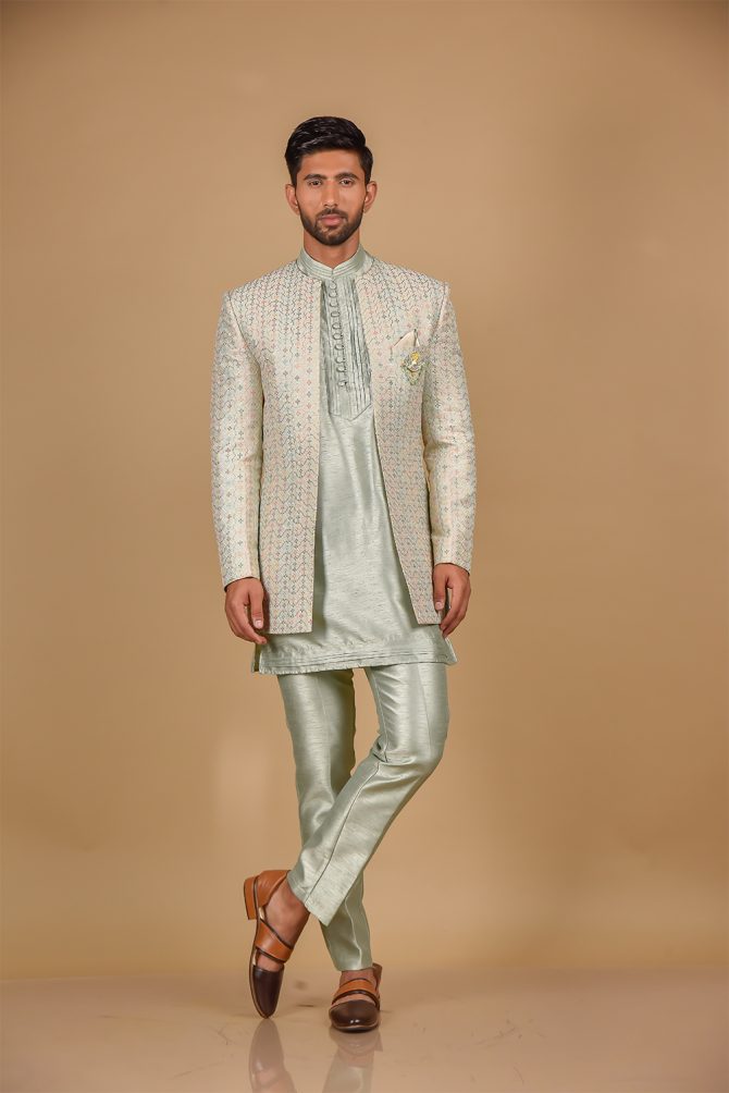 White Thread Work Outfits