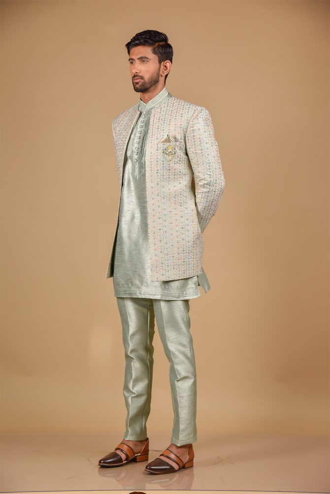 White Thread Work Outfits