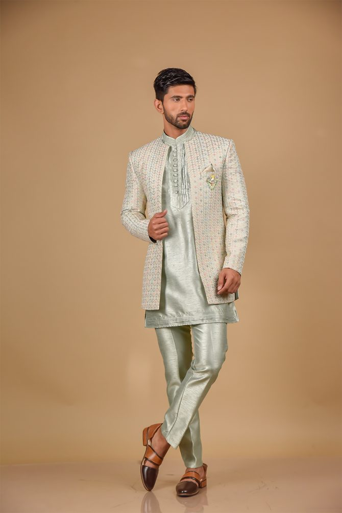 White Thread Work Outfits