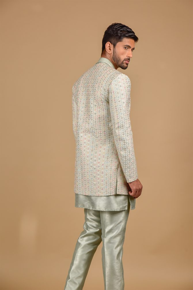 White Thread Work Outfits