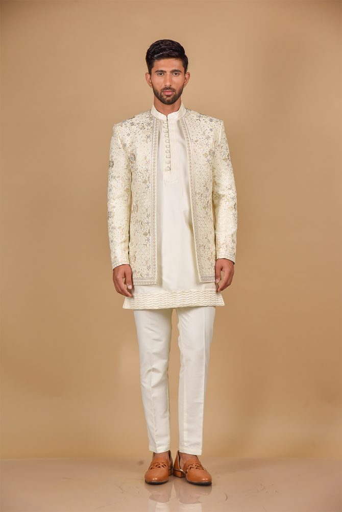 White Thread Work Outfits