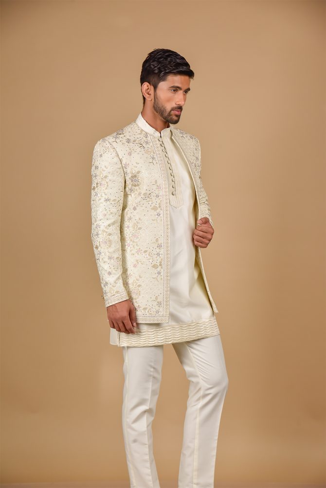 White Thread Work Outfits