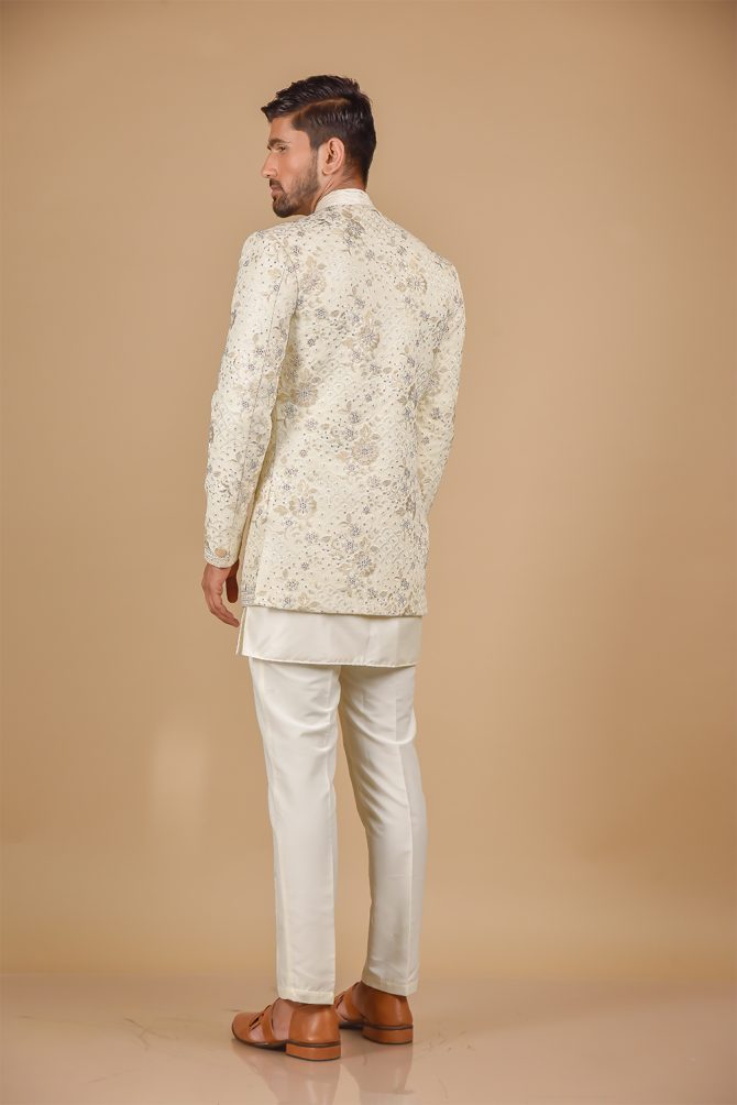 White Thread Work Outfits