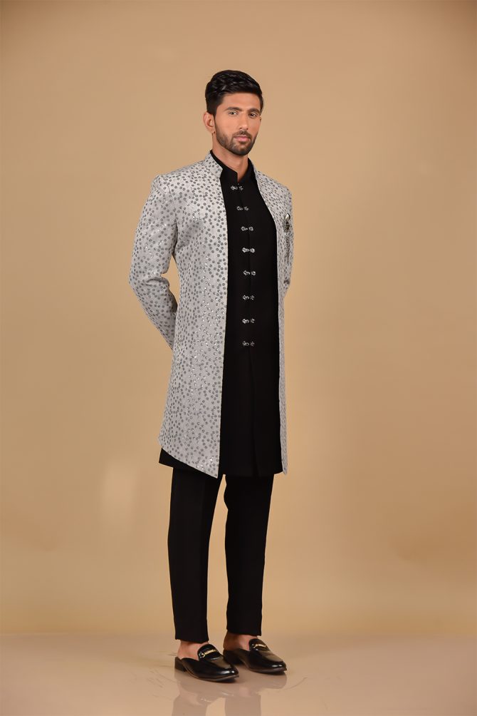 Black & White Thread Work Outfits