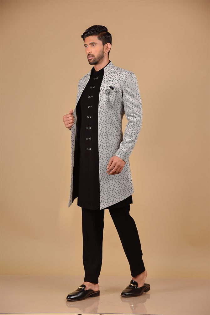 Black & White Thread Work Outfits