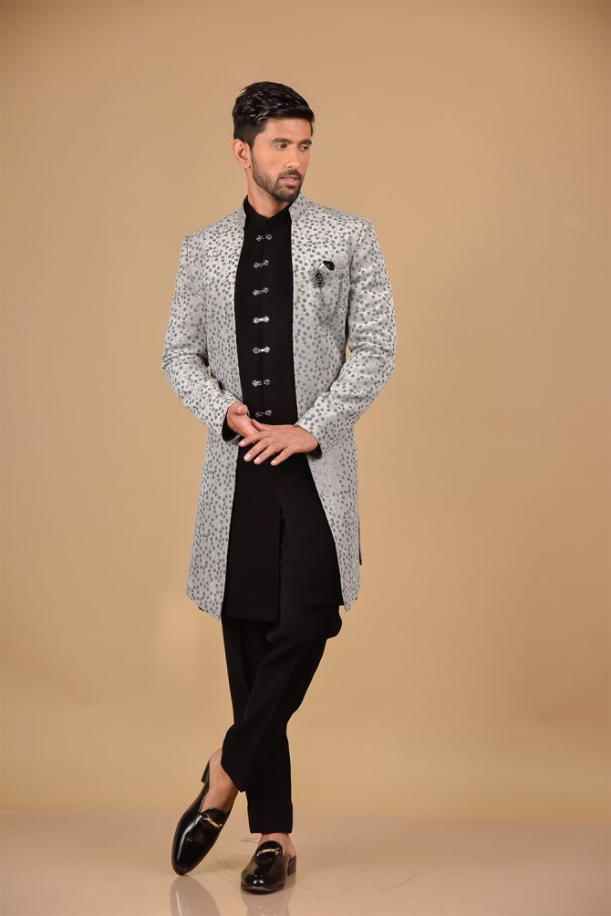 Black & White Thread Work Outfits