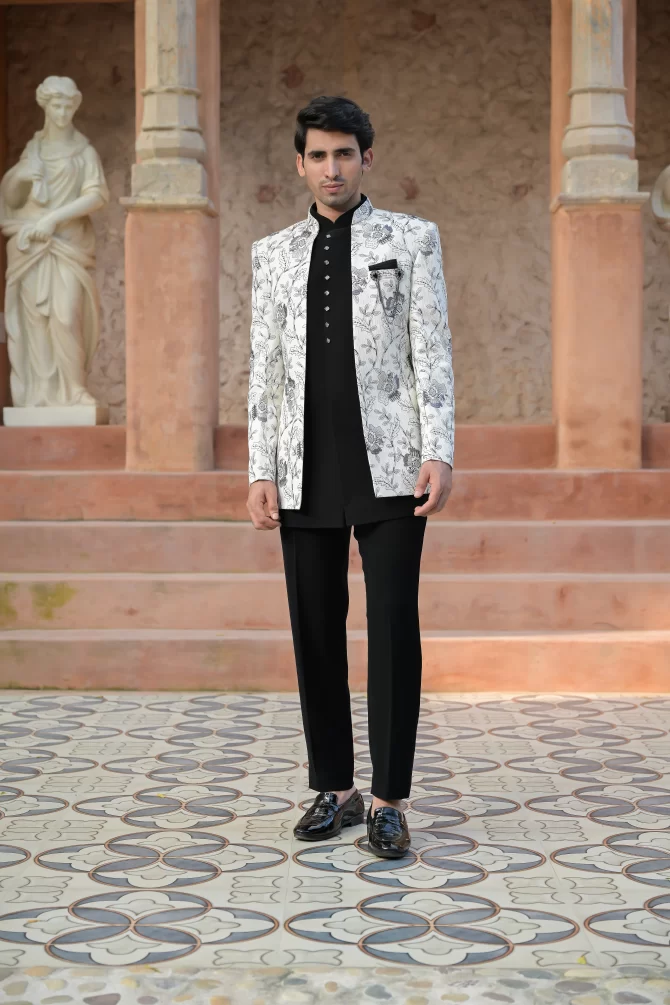 White & Black Designed Classy Outfits