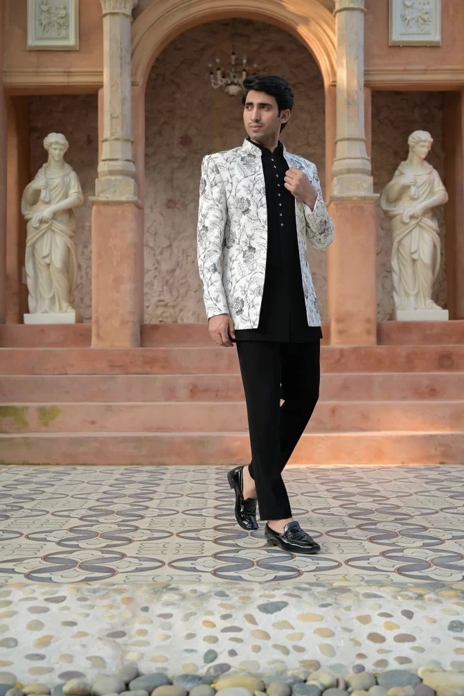 White & Black Designed Classy Outfits