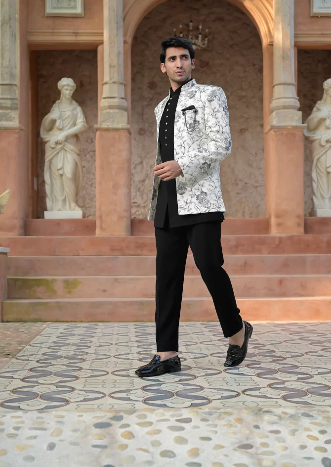 White & Black Designed Classy Outfits