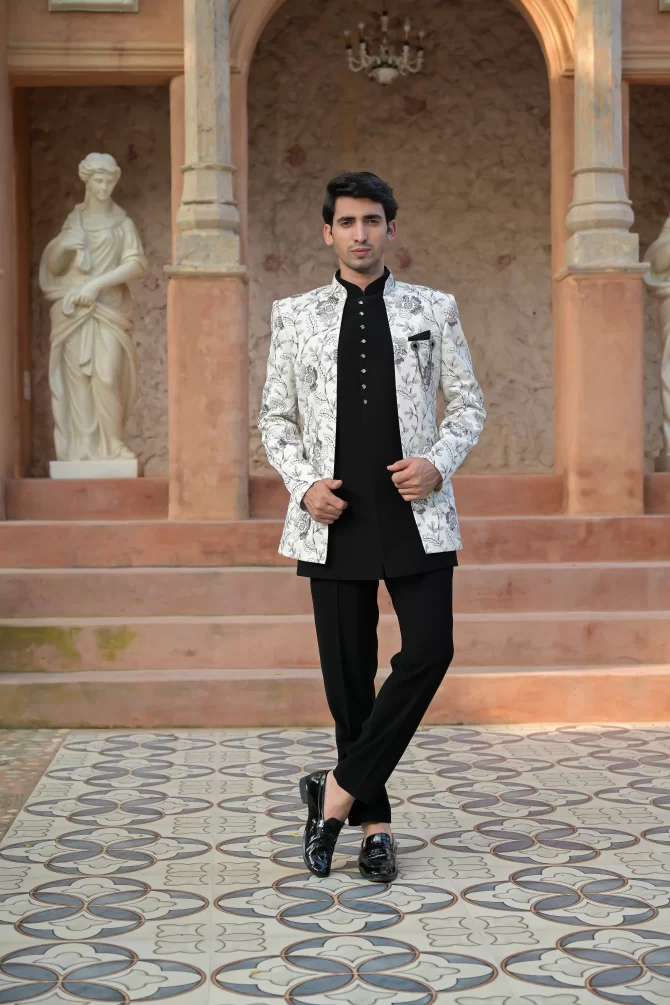 White & Black Designed Classy Outfits