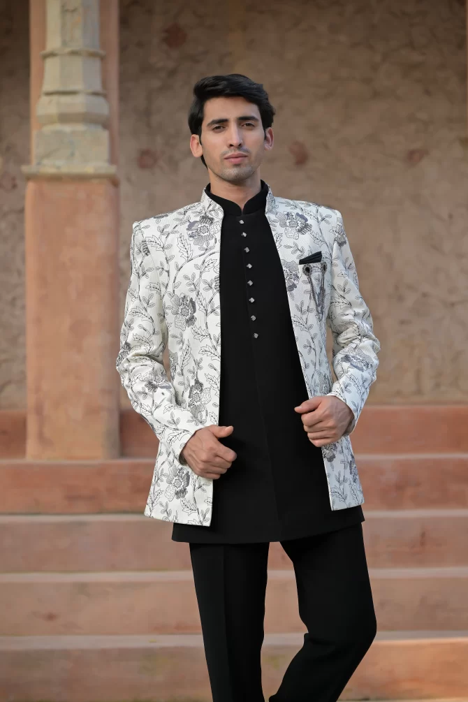 White & Black Designed Classy Outfits